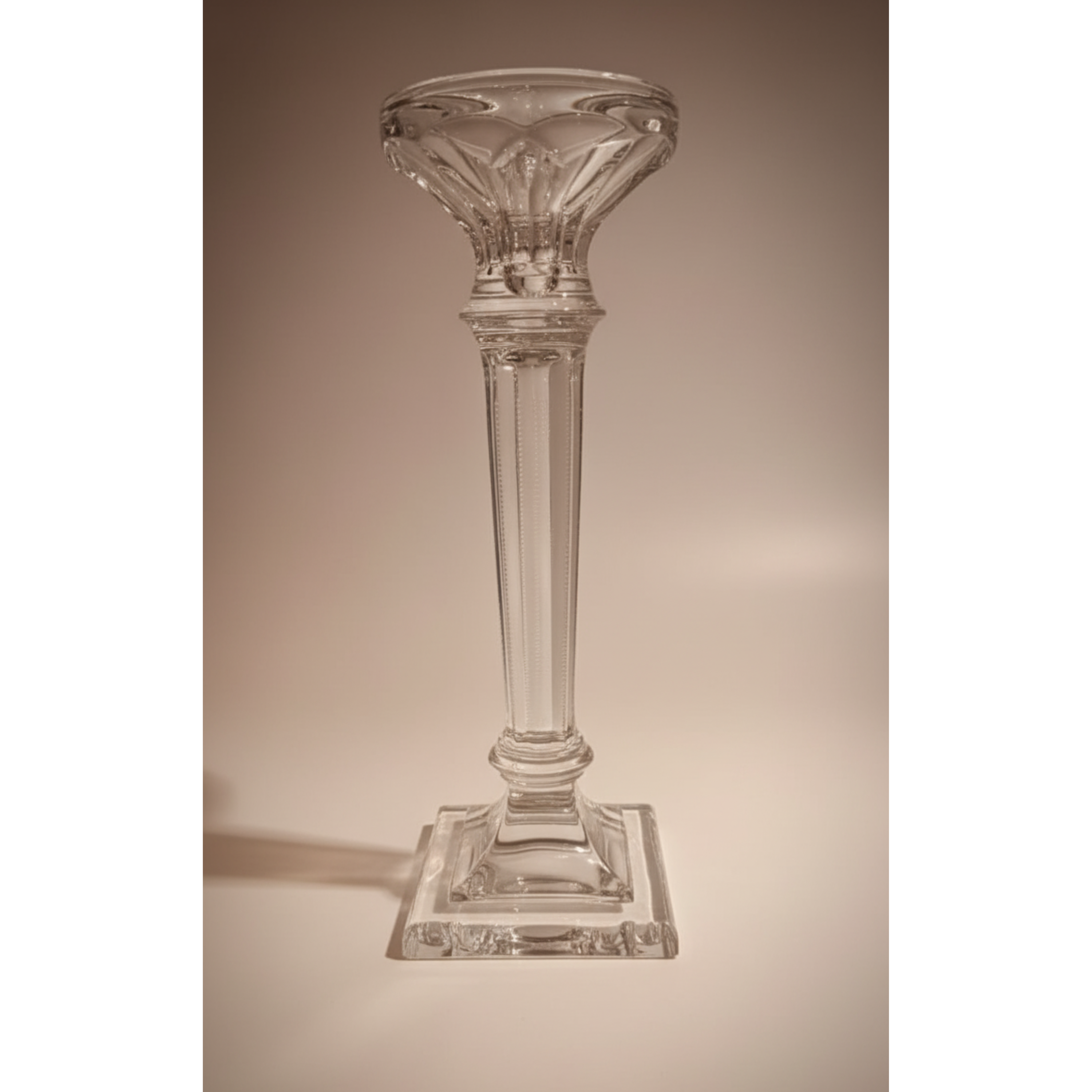 Grand Bougeoir Soltana 30 cm – Cristal de Bohême Élégant