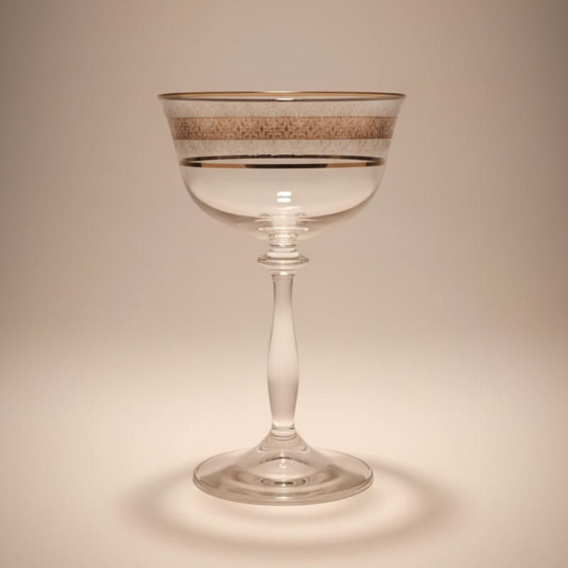 Coupes à Cocktail/Glace Royal Platine 210 ml – Cristal de Bohême