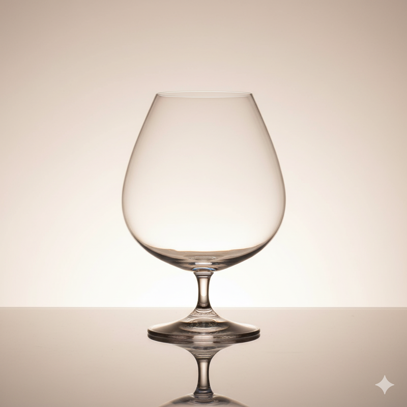 Verre a cognac brandy 875m vintage– Set de 2 en Cristal de Bohême