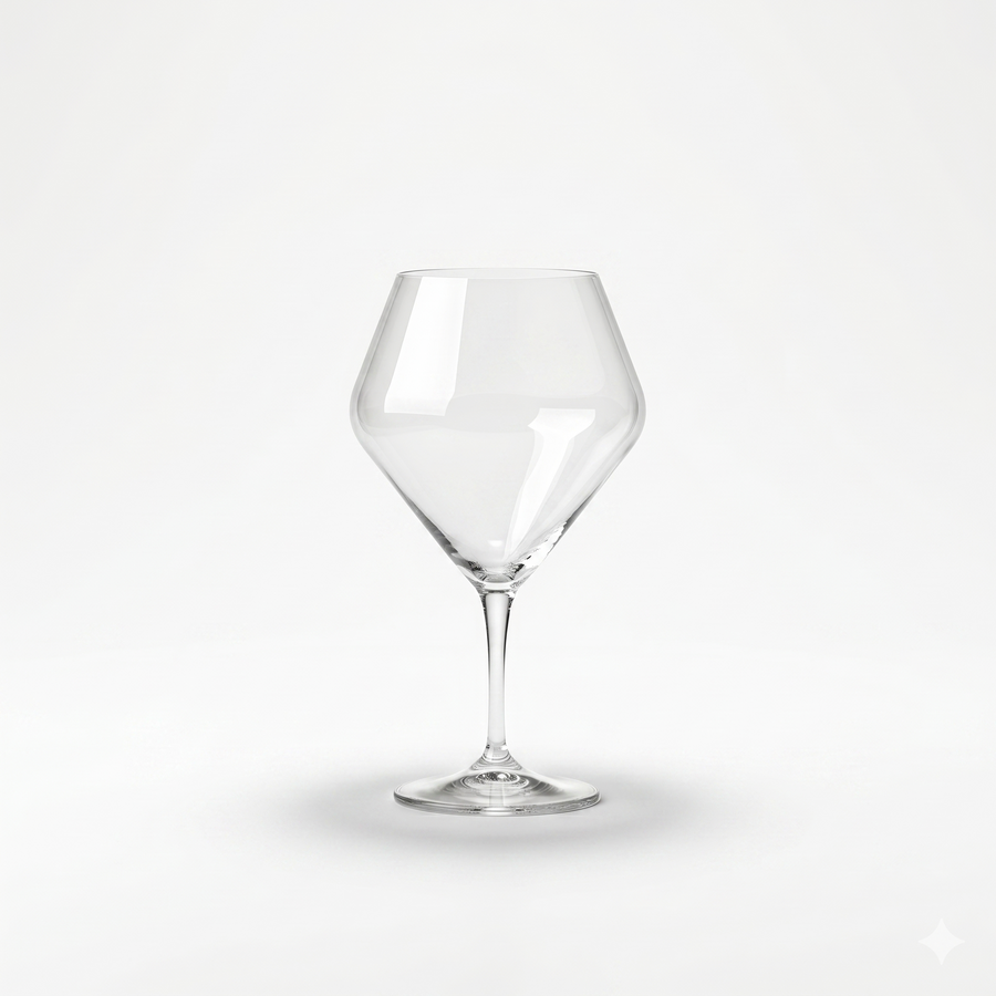 Lot de 6 Verres à Vin Rouge Gavia 610 ml – Cristal de Bohême