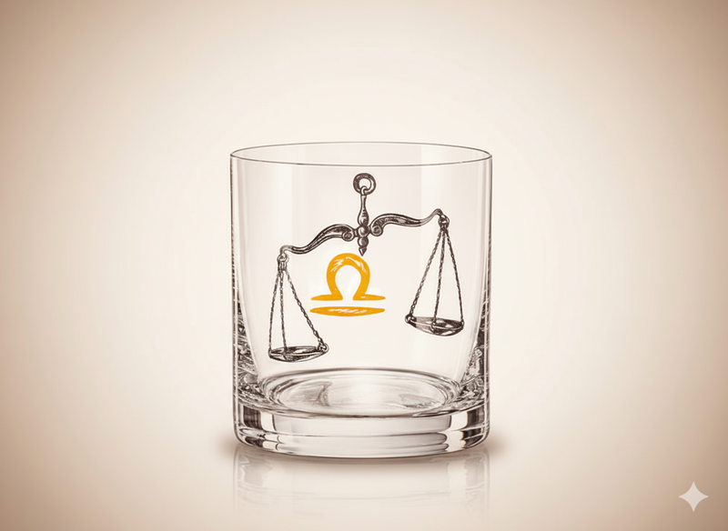 Verre Whisky Balance Crystalex 280 ml – Collection Zodiac Astralis