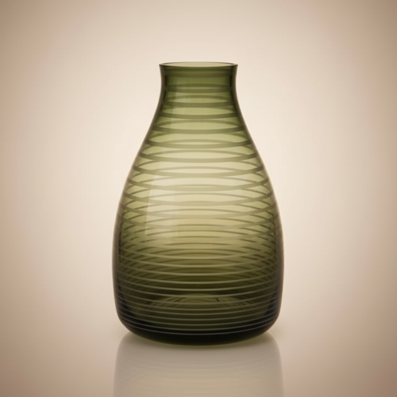 Vase Olivier 30 cm – Cristal de Bohême