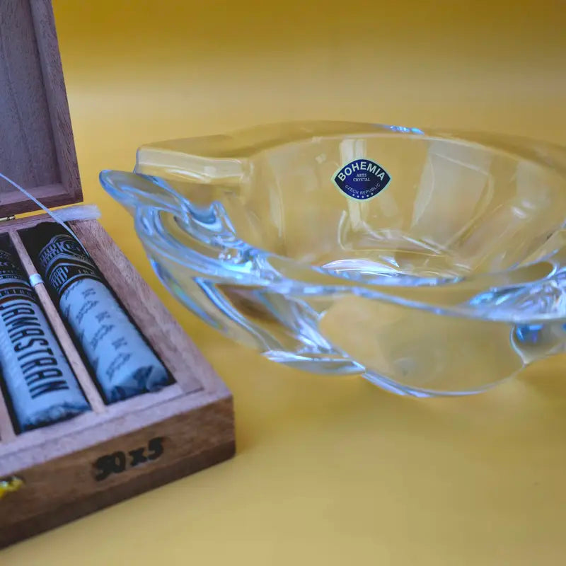 CENDRIER A CIGAR BIG BOSS -CRISTAL DE BOHEME