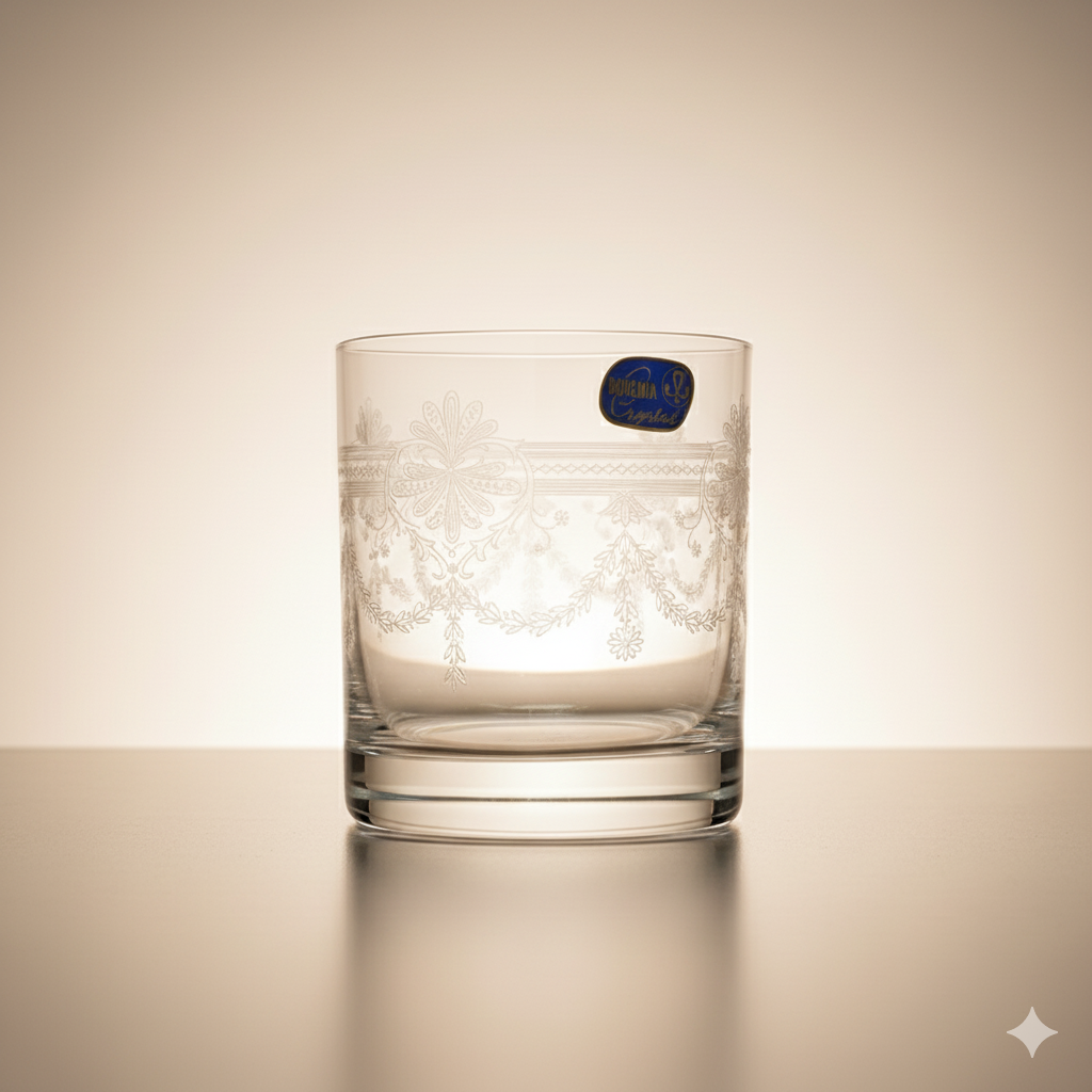 Lot de 6 Verres Angela 300ml – Cristal de Bohême | Élégance au Quotidien
