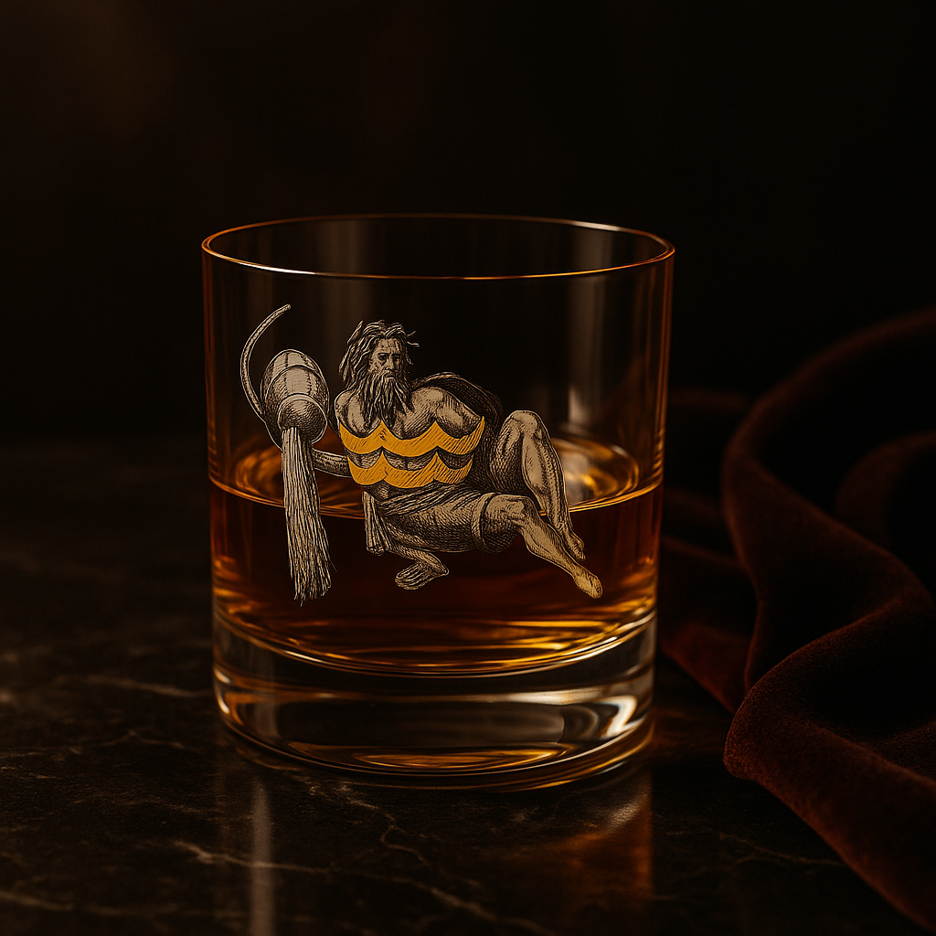 Verre Whisky Verseau Crystalex 280 ml – Collection Zodiac Astralis