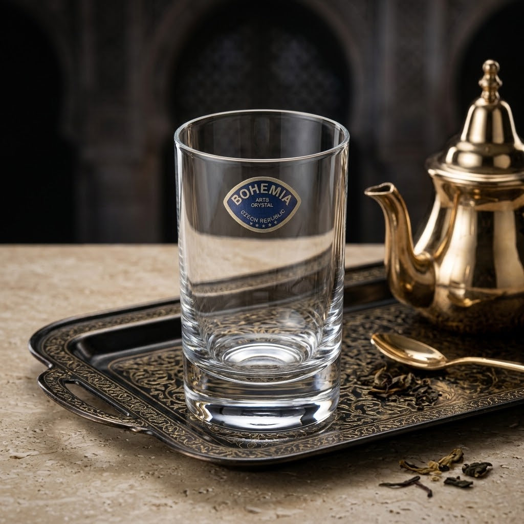 Lot de 6 Verres à Thé Larus 150 ml en Cristal de Bohême