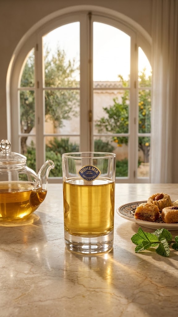 Lot de 6 Verres à Thé Larus 150 ml en Cristal de Bohême