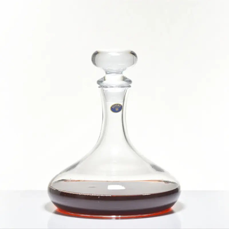 CARAFE- DÉCANTEUR AVEC BOUCHON -CRISTAL BOHEME