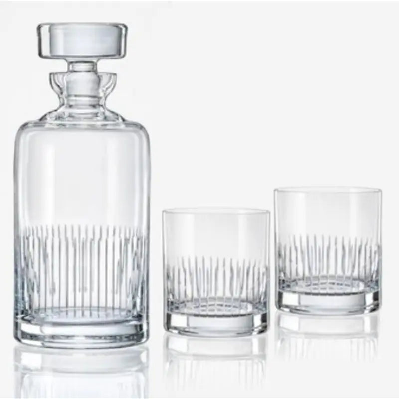 TRILUXE SET - CRISTAL DE BOHEME TAILLÉ