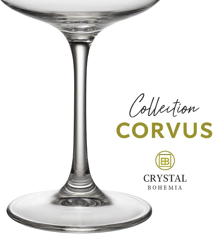 Verre à Vin 6x570ml – Corvus Collection en Cristal de Bohême