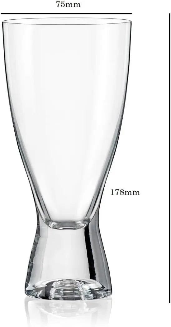Set de 6 Verres Samba 350ml Universel – Cristal de Bohême