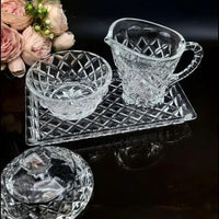 ENSEMBLE A SUCRE 3 PIÈCES DIAMANT COLLECTION - CRISTAL DE BOHEME
