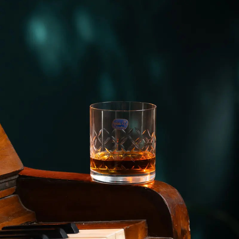 Coffret de 4 verres à whisky PRESTIGE 280ML -Bohemia Taillé