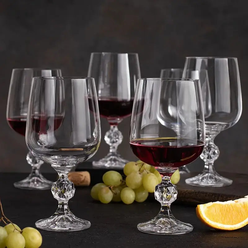 VERRE À VIN 6X190ML STERNA COLLECTION -CRISTAL DE BOHEME