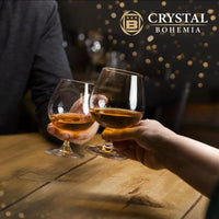 Verre a cognac brandy 2x875m vintage - Cristal Bohemia