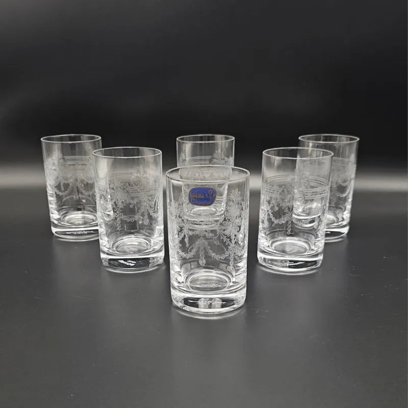 Verre a thé ANGELA 6X150 ml -Cristal de Bohême