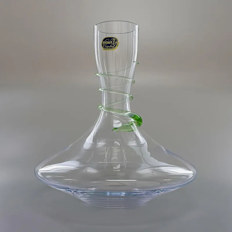 CARAFE SPIRAL COULEUR 1050ML- CRISTAL DE BOHEME