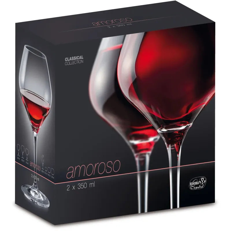 VERRE  AMOROSO 2X350ML- CRISTAL DE BOHEME