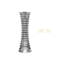 BOUGEOIR CHANDELIER BLADE 18CM EN CRISTAL DE BOHEME