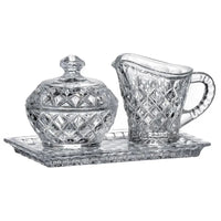 ENSEMBLE A SUCRE 3 PIÈCES DIAMANT COLLECTION - CRISTAL DE BOHEME