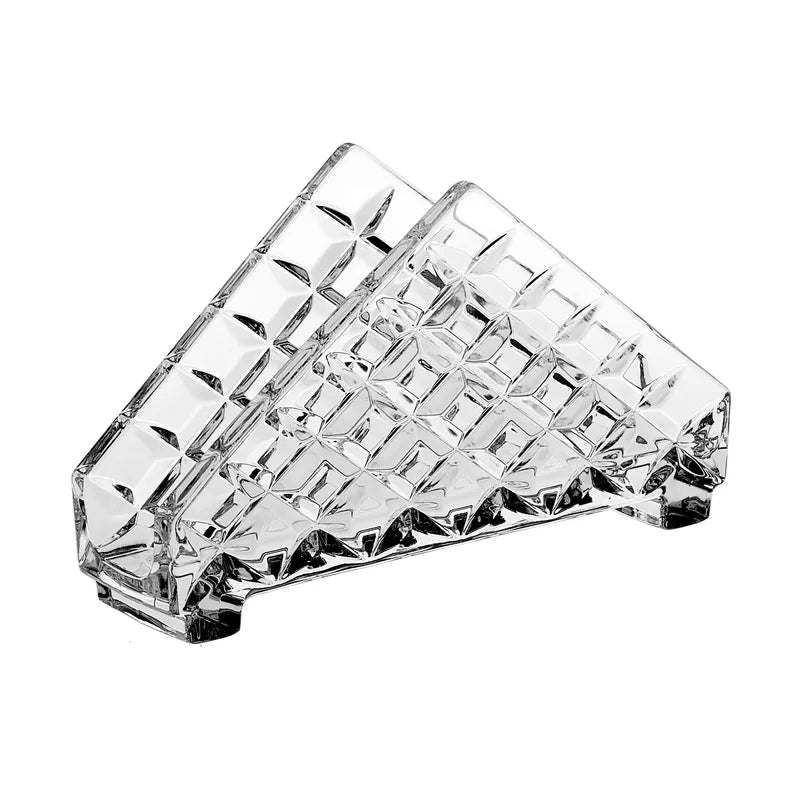 PORTE SERVIETTES DIAMANT COLLECTION  17CM- CRISTAL DE BOHEME