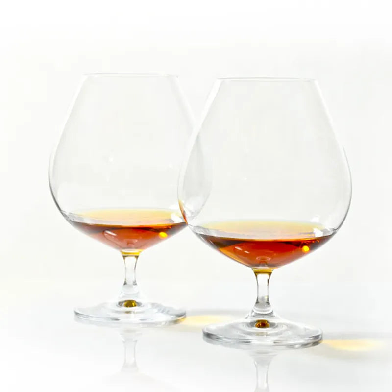 Verre a cognac brandy 2x875m vintage - Cristal Bohemia