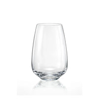VERRE A EAU CRYSTALEX GISELLE 6X450ML-CRISTAL DE BOHÈME