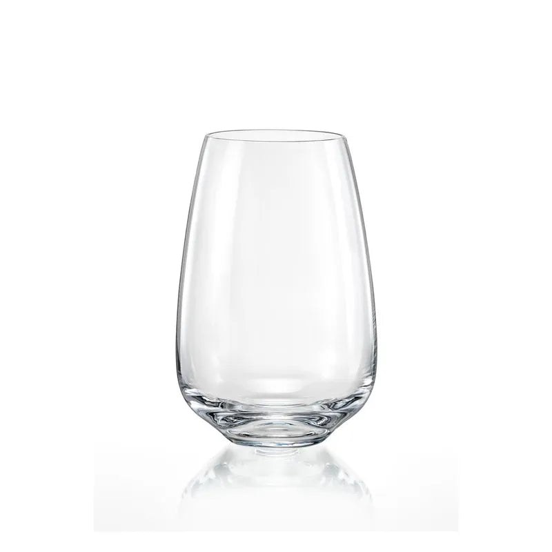 VERRE A EAU CRYSTALEX GISELLE 6X450ML-CRISTAL DE BOHÈME