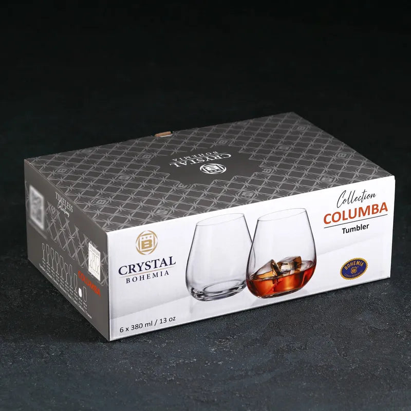 Verre columba tumbler 6X380ml - Cristal bohemia