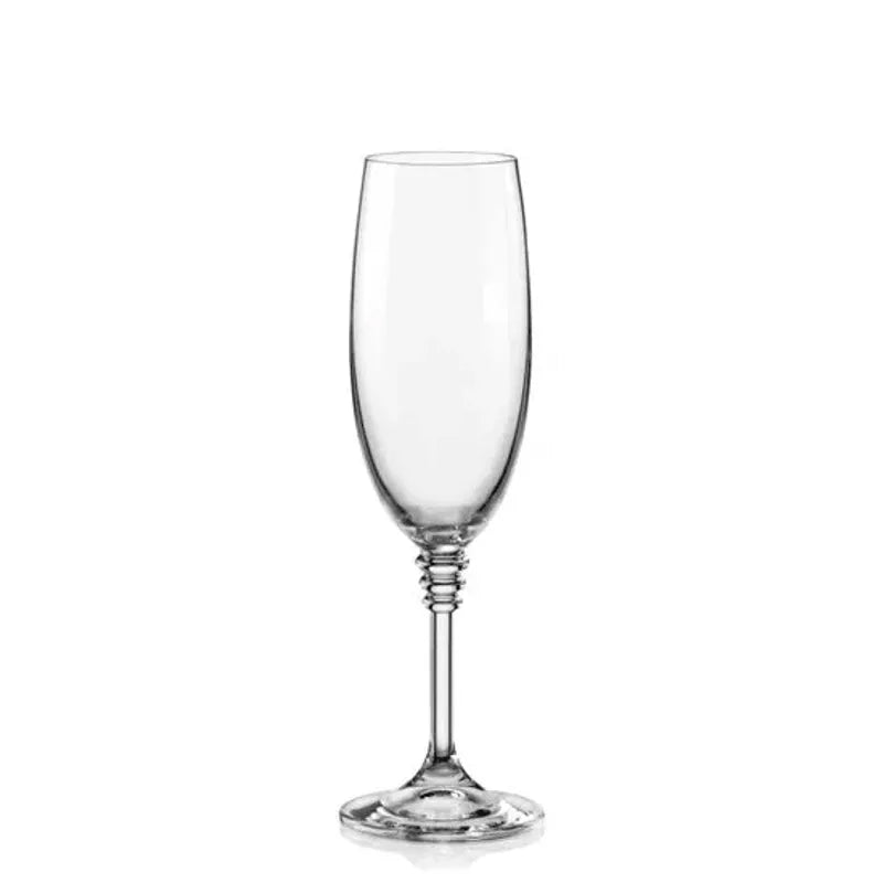 FLUTE OLIVIA 6X190ML -CRISTAL DE BOHEME