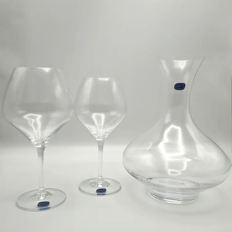 SET AMOROSO 5 PIÉCES -CRISTAL DE BOHEME