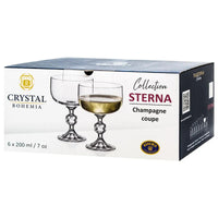COUPE 6X200ML STERNA COLLECTION -CRISTAL DE BOHEME