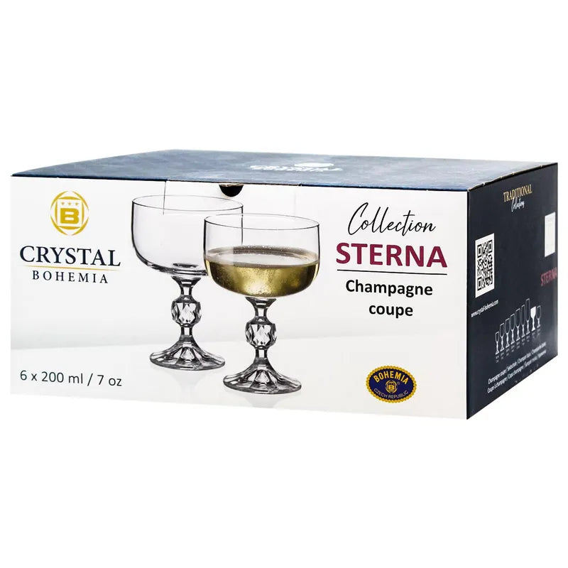 COUPE 6X200ML STERNA COLLECTION -CRISTAL DE BOHEME