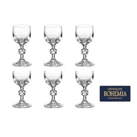 VERRE A SHOTS OU ZRIR 6X50ML STERNA COLLECTION -CRISTAL DE BOHEME