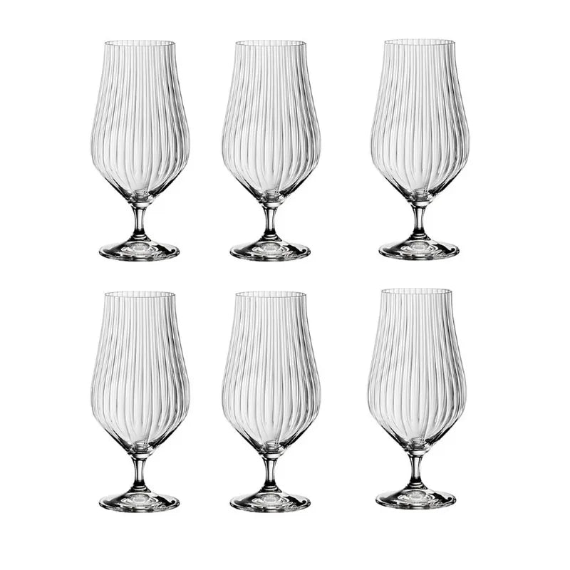 VERRE TULIPA 540ML SET X6 -CRISTAL DE BOHEME