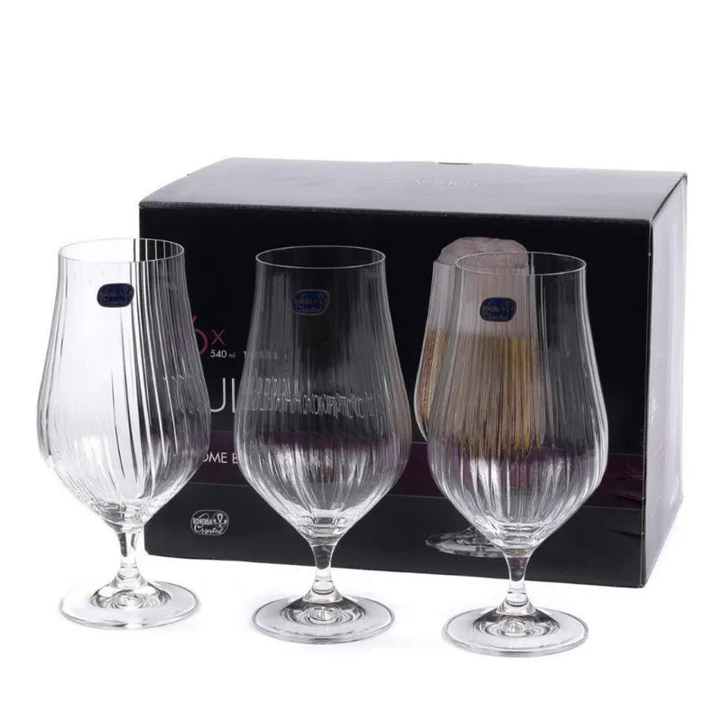 VERRE TULIPA 540ML SET X6 -CRISTAL DE BOHEME