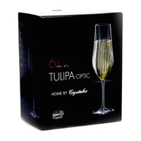 FLUTE  170ML TULIPA COLLECTION -CRISTAL DE BOHEME