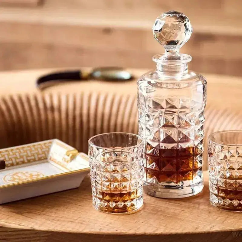 VERRE À WHISKY 6X275ML DIAMANT COLLECTION -CRISTAL DE BOHEME