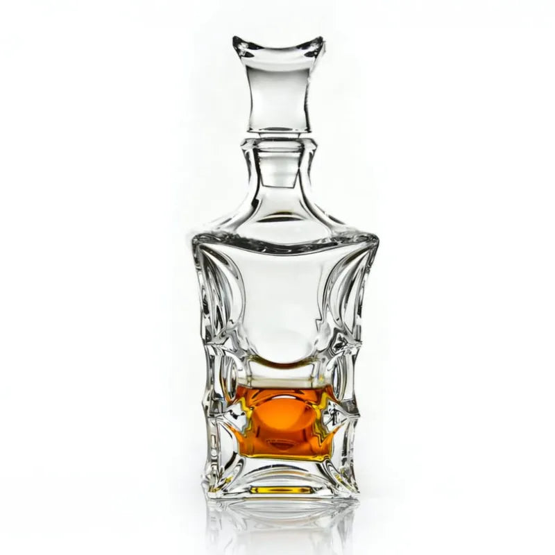 SET CARAFE ET 6 VERRES X LADY -CRISTAL DE BOHEME