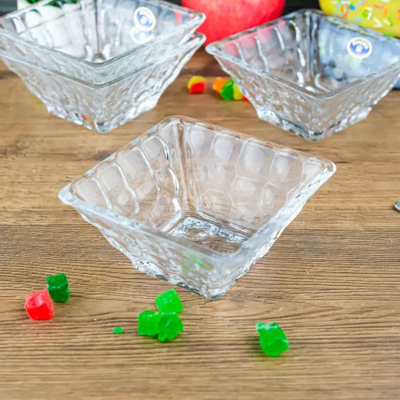 SET NOIX PLAT 26CM ET 4X BOL 11CM MARBLE COLLECTION  -CRISTAL DE BOHEME