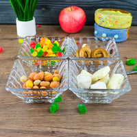 SET NOIX PLAT 26CM ET 4X BOL 11CM MARBLE COLLECTION  -CRISTAL DE BOHEME