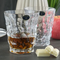SET CARAFE ET 6 VERRES MARBLE COLLECTION -CRISTAL DE BOHEME