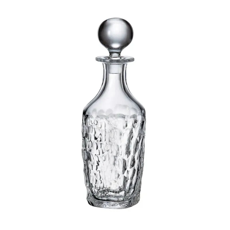 SET CARAFE ET 6 VERRES MARBLE COLLECTION -CRISTAL DE BOHEME