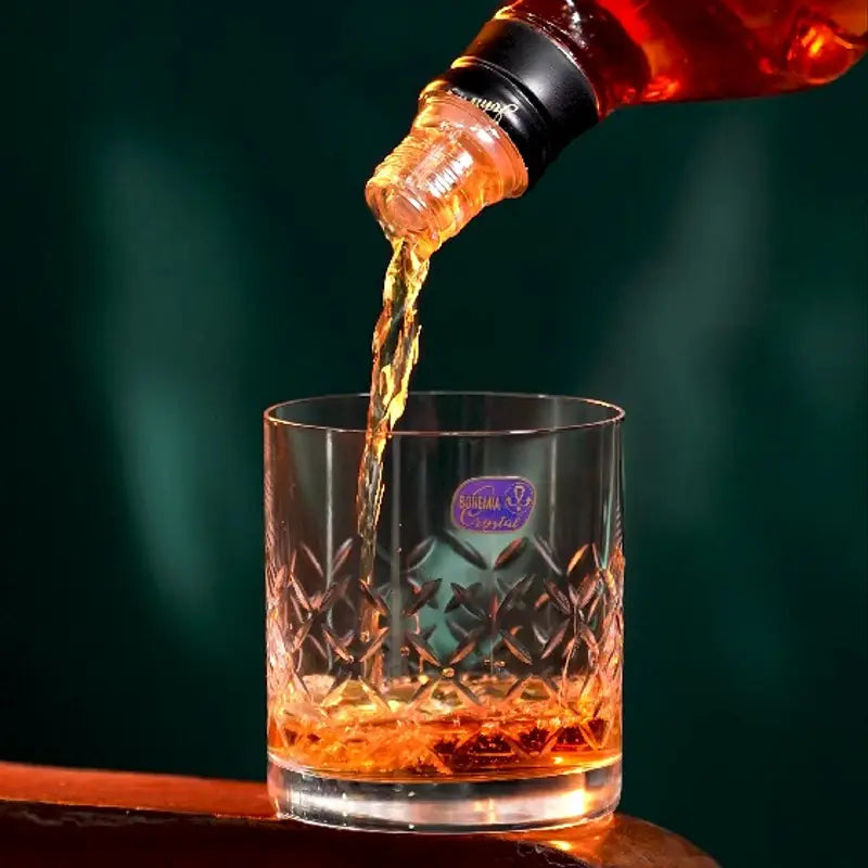 Coffret de 4 verres à whisky PRESTIGE 280ML -Bohemia Taillé
