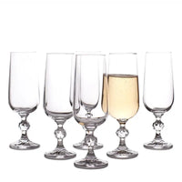 FLUTE  6X180ML STERNA COLLECTION -CRISTAL DE BOHEME