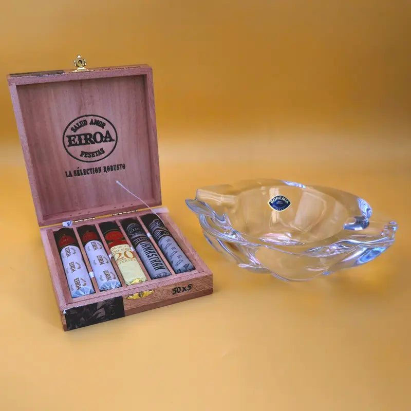 CENDRIER A CIGAR BIG BOSS -CRISTAL DE BOHEME