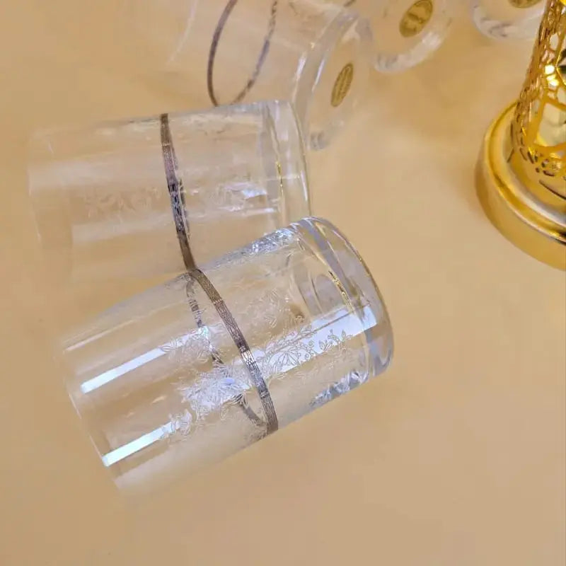 Verre a thé HABIBO 6X150 ml -Cristal de Bohême