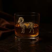 Verre Whisky Bélier Crystalex 280 ml – Collection Zodiac Astralis