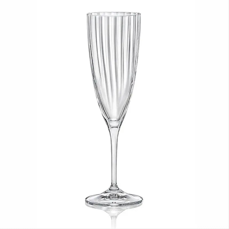Flûte à champagne 220ML KATE OPTIC -Crystalex