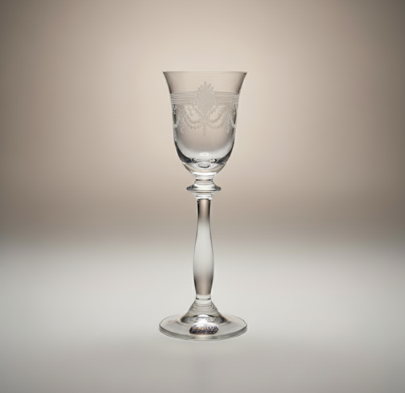 Lot de 6 verres à shots ou zrir 60 ml – Cristal de Bohême | Collection Angela